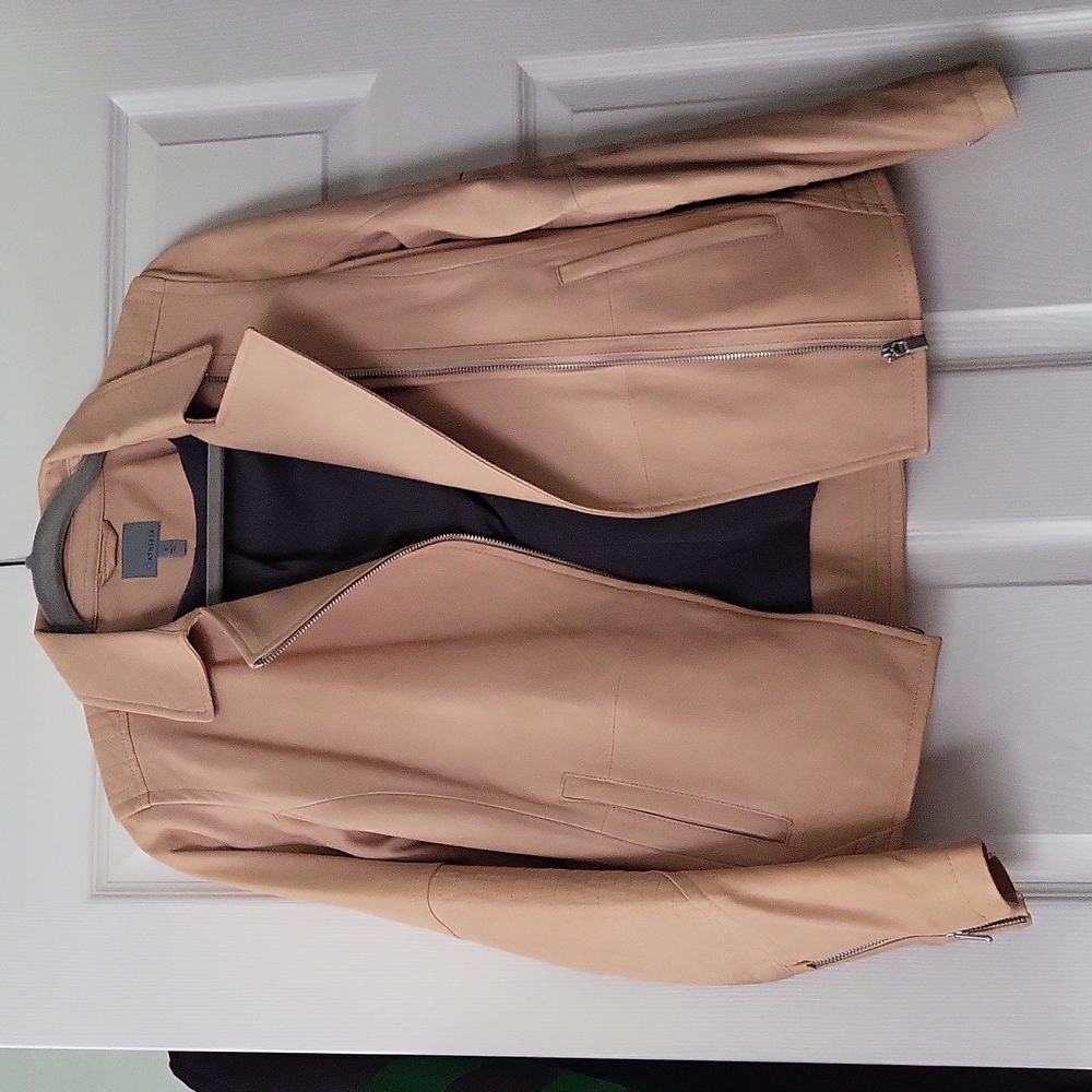Athleta Salt Flats Leather Jacket Size S